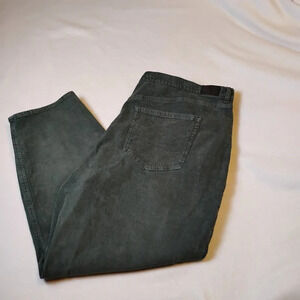 American Eagle Green Corduroy High Rise Pants, 22R